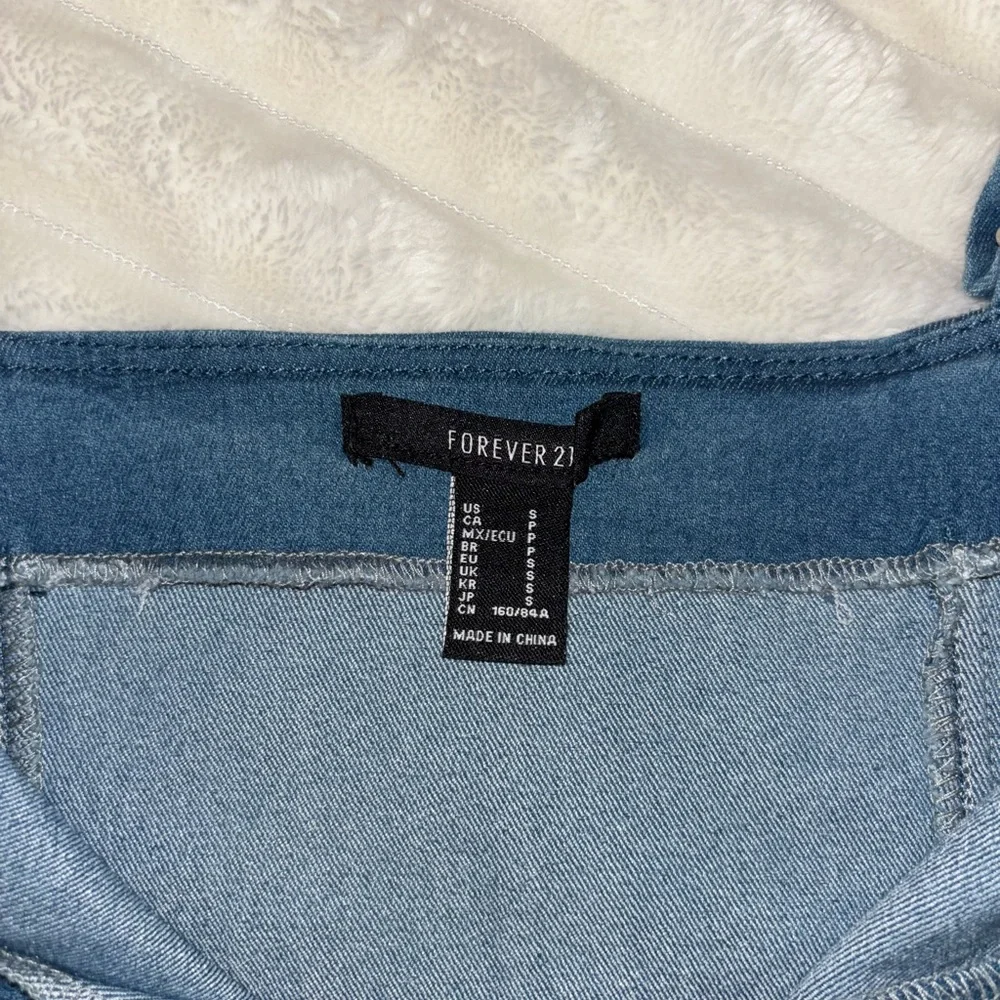 Forever 21 Dark Blue Mini Dress - Picture 2 of 2